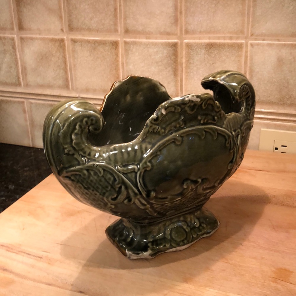 Handmade Porcelain Vase signed by the Artist - Picture 2 of 3